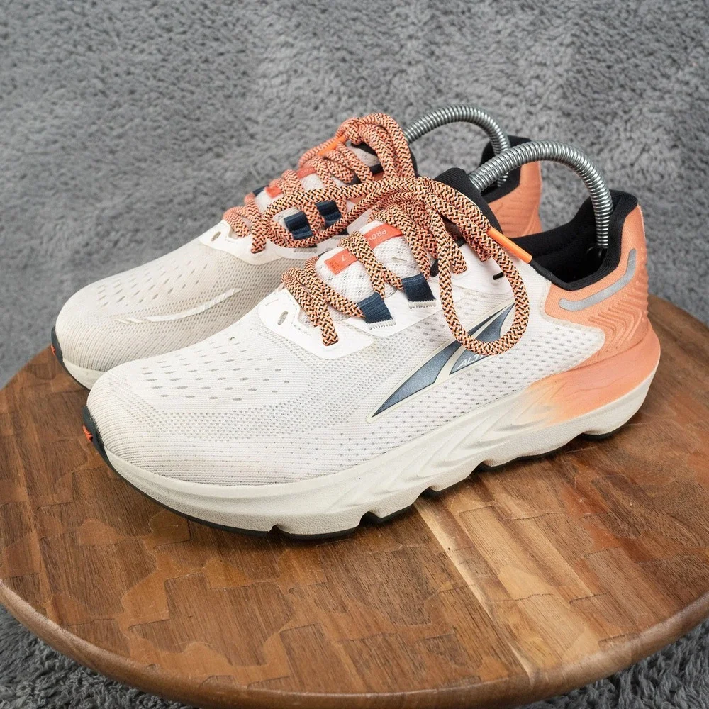Altra Provision 7 Zero Drop Running Women's Shoes Size 8.5 White Peach